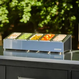 Saladette 5 compartiments de 5 litres