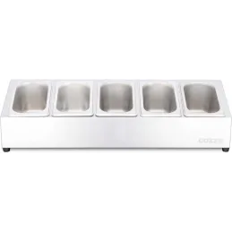Saladette 5 compartiments de 5 litres