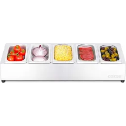 Saladette 5 compartiments de 5 litres