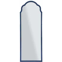 Miroir en MDF bleu Tangier