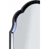 Miroir en MDF bleu Tangier