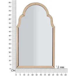 Miroir en MDF rose Tangier