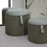 Pouf avec rangement intégré Bolzano (Set de 2)