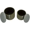 Pouf avec rangement intégré Bolzano (Set de 2)