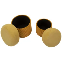 Pouf avec rangement intégré Aspen (Set de 2)