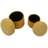Pouf avec rangement intégré Aspen (Set de 2)