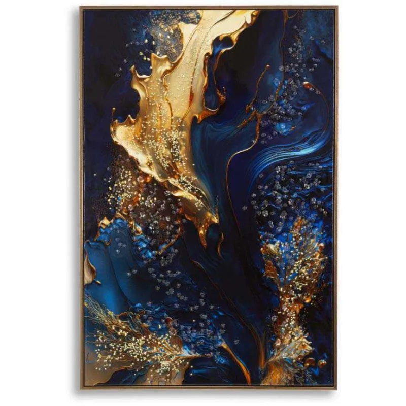 Toile décorative avec cadre Andromeda 60 x 4 x 90 cm