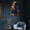 Toile décorative avec cadre Andromeda 60 x 4 x 90 cm