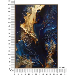 Toile décorative avec cadre Andromeda 60 x 4 x 90 cm