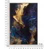 Toile décorative avec cadre Andromeda 60 x 4 x 90 cm