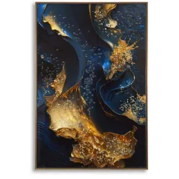 Toile décorative avec cadre Andromeda 60 x 4 x 90 cm