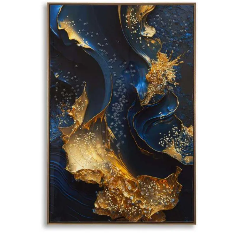 Toile décorative avec cadre Andromeda 60 x 4 x 90 cm