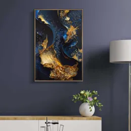 Toile décorative avec cadre Andromeda 60 x 4 x 90 cm