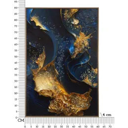 Toile décorative avec cadre Andromeda 60 x 4 x 90 cm