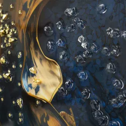 Toile décorative avec cadre Andromeda 60 x 4 x 90 cm
