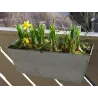 Jardinière balcon en zinc à suspendre