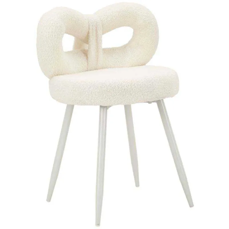 Chaise en tissu éponge Ilary 40 x 67 cm