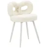 Chaise en tissu éponge Ilary 40 x 67 cm