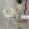 Chaise en tissu éponge Ilary 40 x 67 cm