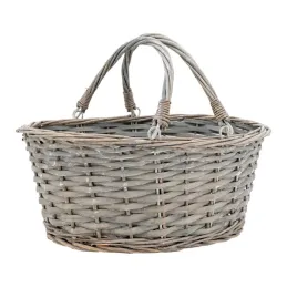 Panier en éclisse grise