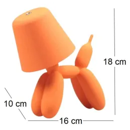 Lampe à poser led Balloon dog 16 x 10 x 18 cm