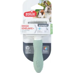 Brosse en caoutchouc pour lapin et cochon d'Inde