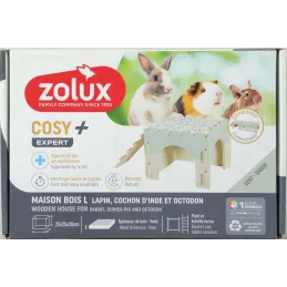 Maison en bois pour rongeurs Cosy