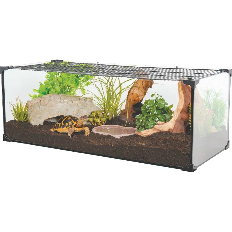 Terrarium pour tortue terrestre Karapas pro 70 litres