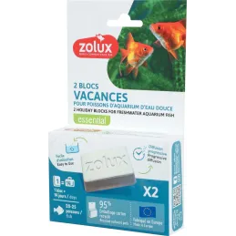 Bloc vacances de nourriture pour poissons d'aquarium d'eau douce