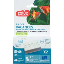 Bloc vacances de nourriture pour poissons d'aquarium d'eau douce