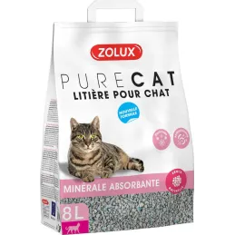 Litière absorbante parfumée Purecat 8 litres
