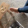 Tapis en jute et coton Elliot riviera