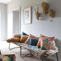 Tapis en jute et coton Elliot riviera
