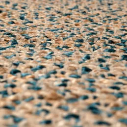 Tapis en jute et coton Elliot riviera