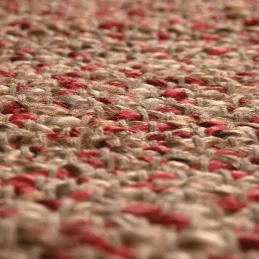Tapis en jute et coton Elliot marmelade