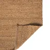 Tapis en jute et coton Elliot bronze