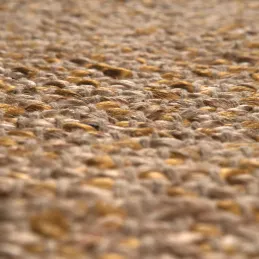 Tapis en jute et coton Elliot bronze