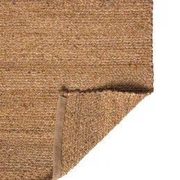 Tapis en jute et coton Elliot bronze