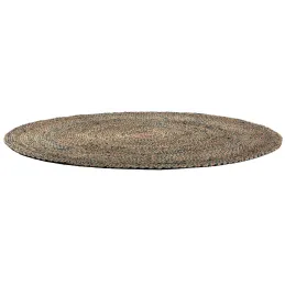 Tapis rond en jute et coton Elliot 160 cm