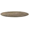 Tapis rond en jute et coton Elliot 160 cm