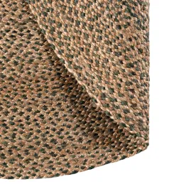 Tapis rond en jute et coton Elliot 160 cm