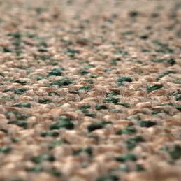 Tapis en jute et coton Elliot fougère