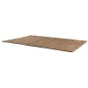 Tapis en jute et coton Elliot carbone
