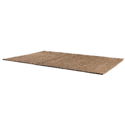 Tapis en jute et coton Elliot carbone