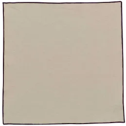 Serviette de table en coton recyclé Grace (unitaire)