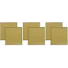 Serviette de table en coton recyclé Grace (Lot de 6)