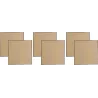Serviette de table en coton recyclé Grace (Lot de 6)