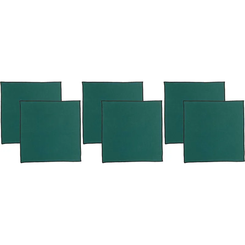 Serviette de table en coton recyclé Grace (Lot de 6)