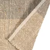 Tapis en jonc de mer Karan Carbone