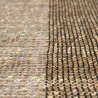 Tapis en jonc de mer Karan Carbone
